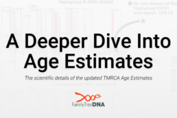 A Deeper Dive Into Age Estimates: The Scientific Details of the updated TMRCA Age Estimates