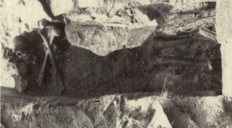 The grave of John Barber, also known as the Griswold Vampire.