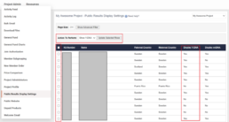 GAP Public Display Options