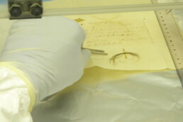 The Stumpff Lock in a laboratory at the Max Planck Institute for the Science of Human History, Germany. Image credit: Anthi Tiliakou.