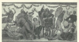 Lorenz Frølich: Bloodbath on the Danish St Brice's day November 13, 1002 National Museum Frederiksborg Castle