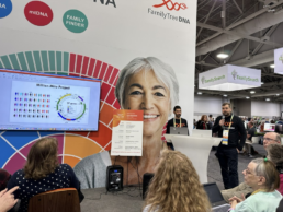 Paul Maier and Goran Runfeldt Presenting a Booth Talk at RootsTech 2023