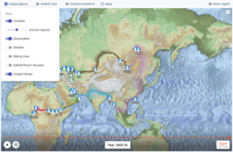 A screenshot of the Globetrekker display options