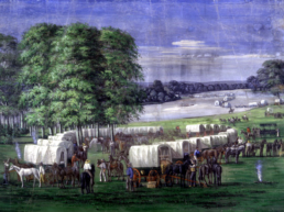 Pioneers Crossing the Plains of Nebraska - The Pioneer Trek From Missouri to Salt Lake Valley