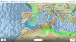 A screenshot of haplogroup E-PF2546 in Globetrekker