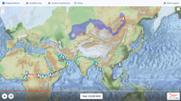 A screenshot of haplogroup P-M45 in Globetrekker