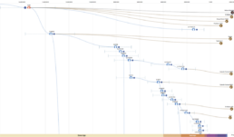 FamilyTreeDNA Time Tree view of broad haplogroup E-M2