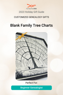 Customized Genealogy Gifts - Blank Family Tree Charts Perfect For Beginner Genealogist