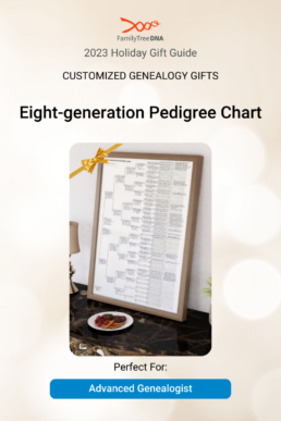 Customized Genealogy Gifts - Eight-generation Pedigree Chart Perfect For Advanced Genealogist