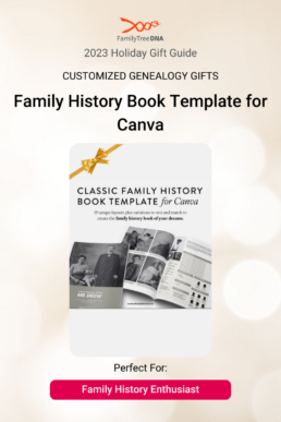 Customized Genealogy Gifts - Family History Book Template for Canva Perfect For Family History Enthusiast