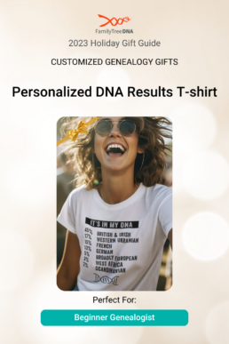 Customized Genealogy Gifts - Personalized DNA Results T-shirt Perfect For Beginner Genealogist