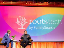Sean Astin as a keynote speaker during RootsTech 2023 - FamilyTreeDNA Blog