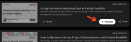 Add RootsTech 2024 sessions to your playlists directly from the on-demand library search page