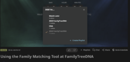 Create multiple playlists during RootsTech 2024 to keep all your sessions organized