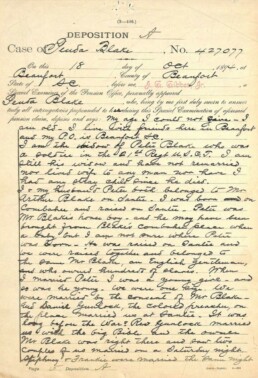 Deposition of Penda Blake in Peter Blake’s Pension File.