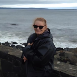 About the Author: Susan Hedeen (Antrim N. Ireland Rathlin in distance)