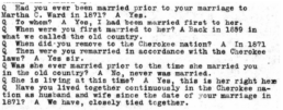 James M. Cloud's testimony Daws Commission