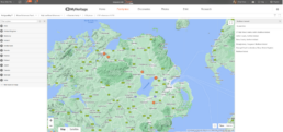 screenshot of PedigreeMap on MyHeritage