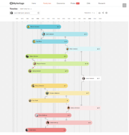 Timeline feature screenshot