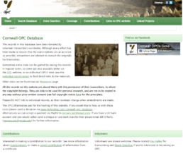 cornwall opc database screenshot
