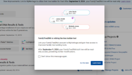 screenshot of tree builder tool popup