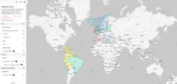 Screenshot of DNA to population clusters
