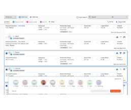 Screenshot of the Family Finder Matches page on FamilyTreeDNA, showing DNA match details, relationship ranges, and selected matches for comparison in the Family Finder Matrix. The interface includes checkboxes for selecting matches and a pop-up menu to compare them in the Matrix or Chromosome Browser.